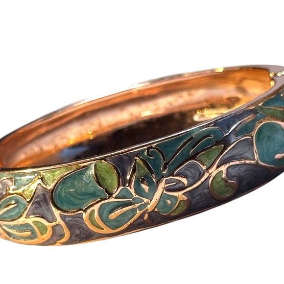 Thomas Kinkade Pools of Serenity Copper Wellness Bracelet 18k Rose Gold Plated - Picture 2 of 7